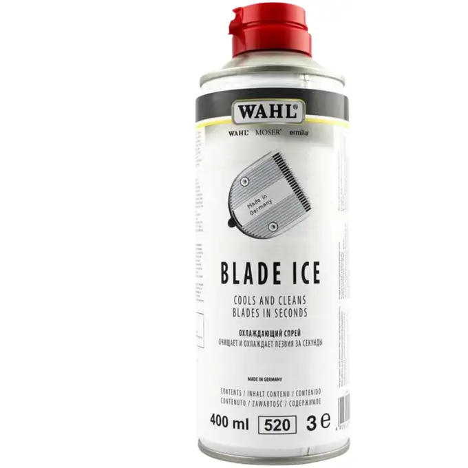 Wahl Ice Blade 4w1 - chłodzi, czyści,  smaruje i ochrania ostrza maszynki 400ml