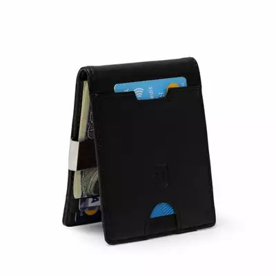 James Hawk Smart Wallet Black - Portfel w kolorze czarnym