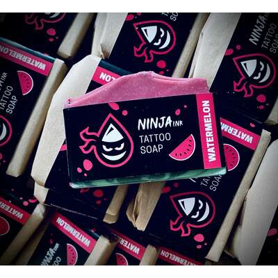 Ninja Ink Watermelon Soap - Mydło do ciała o zapachu arbuza 100g