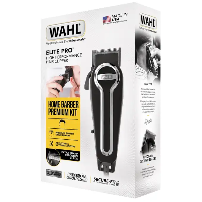 Wahl Elite Pro - Przewodowa maszynka do strzyżenia do domowego użytku
