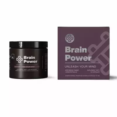 He - Brain Power - Suplement diety &quot;Pamięć i koncentracja&quot; 60 kapsułek