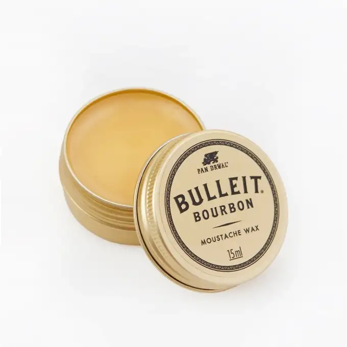 Pan Drwal Bulleit Bourbon Moustache Wax - Wosk do wąsów 15g
