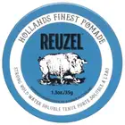 Zestaw do stylizacji włosów - Reuzel Blue Pomade, grooming tonic i szampon oraz roller do włosów ZEW