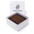 James Hawk Card Holder Brown - Brązowy portfel etui na karty