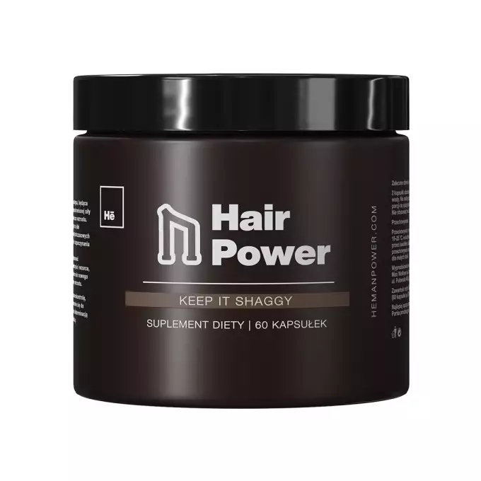 He - Hair Power - Suplement diety &quot;Porost włosów&quot; 60 kapsułek