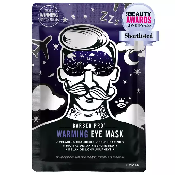Barber Pro Warming Eye Mask - rozgrzewająca maska na oczy 1 sztuka