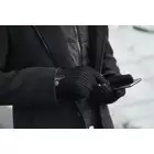 Napo Gloves - WOOL - Męskie rękawiczki zimowe czarne rozmiar L