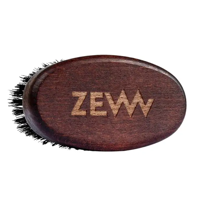 Zestaw do pielęgnacji brody - Balsam i pianka do brody Reuzel Wood &amp; Spice oraz mały kartacz do brody ZEW