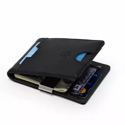 James Hawk Smart Wallet Black - Portfel w kolorze czarnym