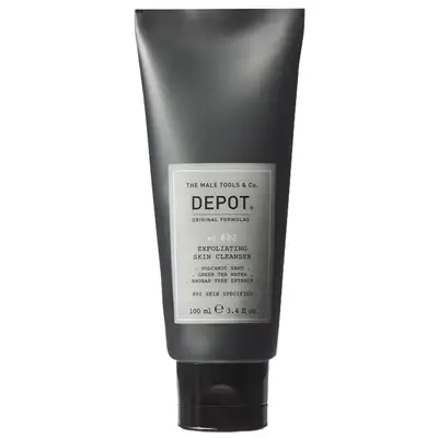 Depot 802 Oczyszczający peeling do twarzy z węglem aktywnym o potrójnym działaniu 100ml