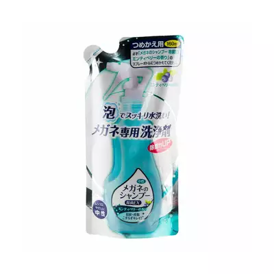 Soft99 - Glass shampoo Minty Berry REFILL - Uzupełnienie do szamponu do mycia okularów o zapachu mięta-jagoda 160ml