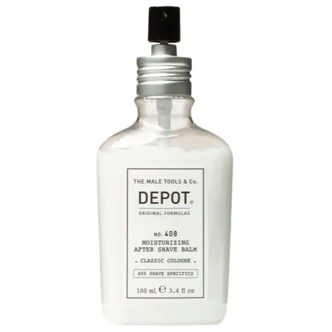 Depot 408 Nawilżający balsam po goleniu o klasycznym zapachu wody kolońskiej 100ml