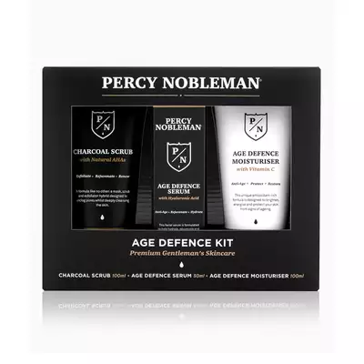 Percy Nobleman Age Defence Kit - Zestaw do pielęgnacji twarzy dla mężczyzn