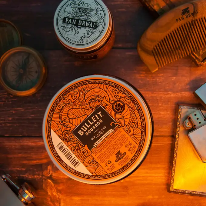 Pan Drwal Bulleit Bourbon Milk Punch - Matowa pasta do włosów 500 ml