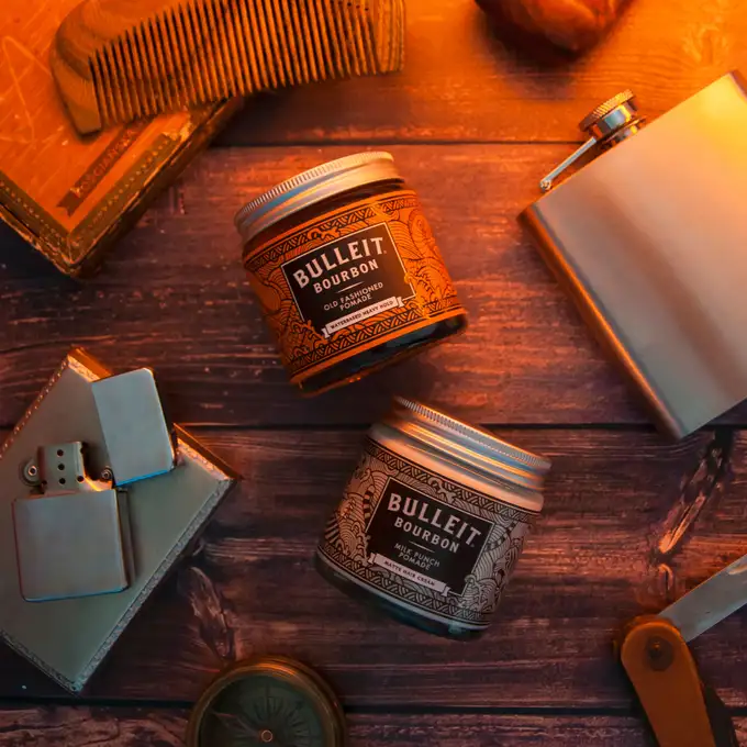 Pan Drwal Bulleit Bourbon Hair Kit - Zestaw prezentowy do pielęgnacji i stylizacji włosów