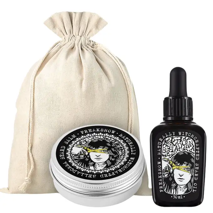 Zestaw Pan Drwal Freak Show - balsam oraz olejek do brody zapach Belladonna