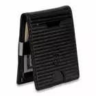James Hawk Smart Wallet Carbon - Portfel w kolorze czarnym