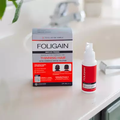 Foligain - kuracja w formie płynu przeciw łysieniu i wypadaniu włosów dla mężczyzn 59ml