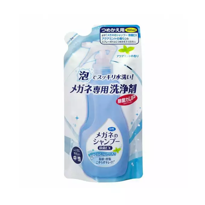 Soft99 - Glass shampoo Mint Refill - Uzupełnienie do szamponu do mycia okularów o zapachu mięty 160ml