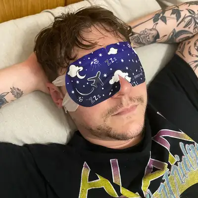Barber Pro Warming Eye Mask - rozgrzewająca maska na oczy 1 sztuka