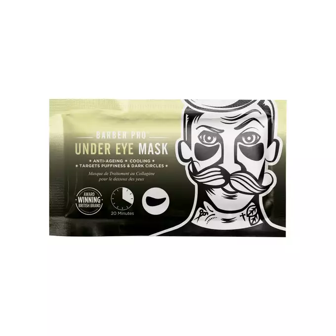 Barber Pro Under Eye Mask - kolagenowe płatki pod oczy z węglem aktywowanym i popiołem wulkanicznym (3 pary) (1)