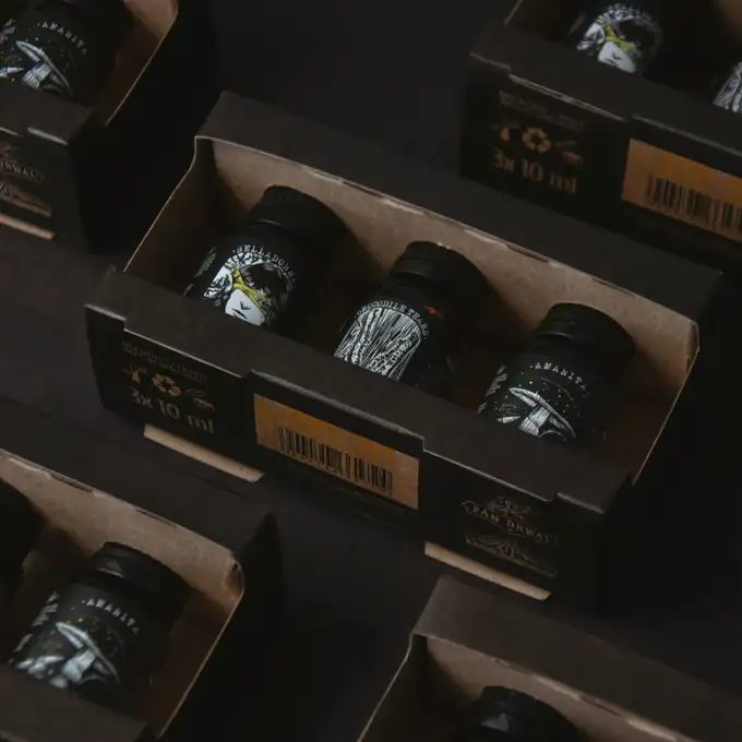 Pan Drwal Freak Show - Zestaw olejków Amanita, Belladonna, Crocodile Tears 3x10ml