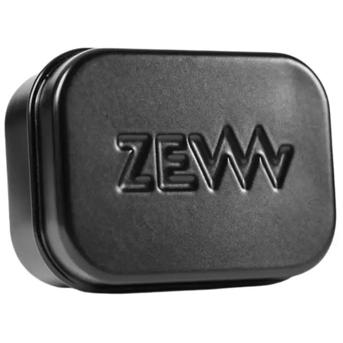 ZEW Aluminiowa czarna zamykana mydelniczka na mydła ZEW