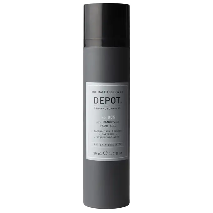Depot 805 Żel nawilżający i orzeźwiający skórę twarzy z ekstraktem z baobabu i kofeiną 50ml