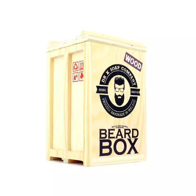 Dr K Soap Beard BOX Woodland - zestaw do pielęgnacji brody, mydło, olejek i grzebień