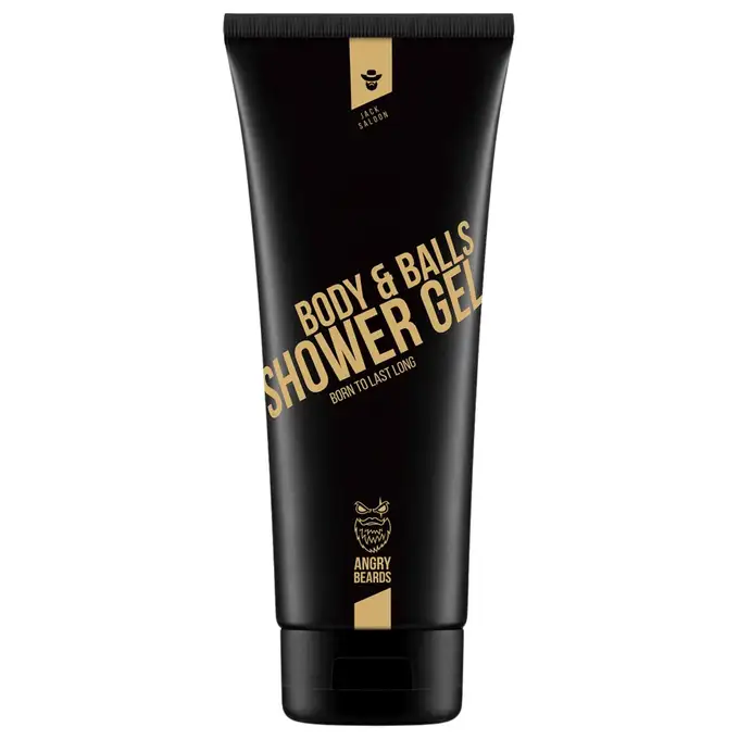 Angry Beards Niesamowity żel pod prysznic do ciała i jajek, zapach JACK SALOON 230ml