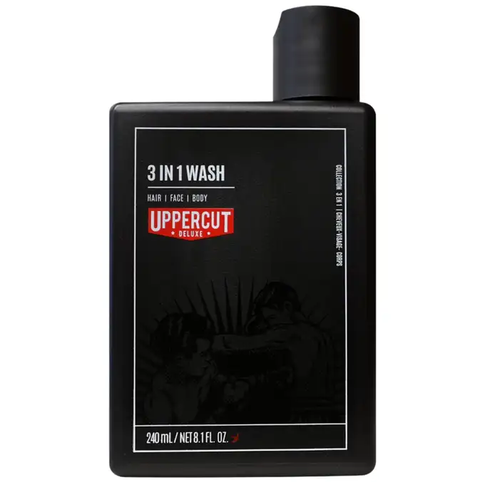 Uppercut 3 in 1 body wash - żel do mycia ciała, twarzy i włosów