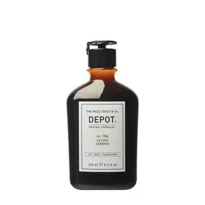 Depot 104 Srebrny szampon do włosów siwych i rozjaśnianych 250ml