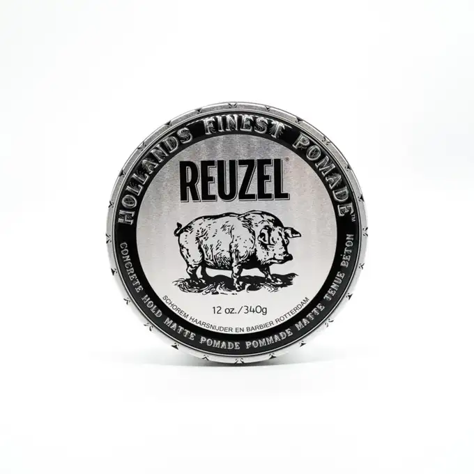 Reuzel Concrete Hold Matte Pomade - Bardzo mocna wodna pomada z matowym wykończeniem 340g