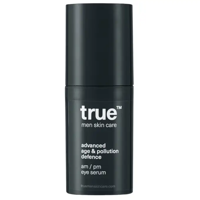 True men skin care - Zestaw na noc - regenerujący krem do twarzy oraz serum pod oczy
