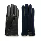 Napo Gloves - WOOL - Męskie rękawiczki zimowe czarne/granatowe rozmiar S 