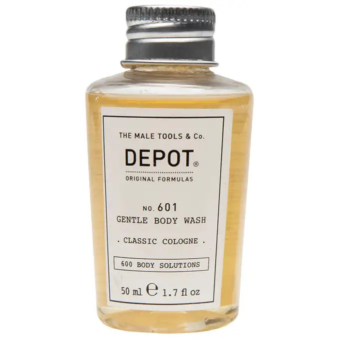 Depot 601 Delikatnie oczyszczający żel pod prysznic o zapachu klasycznej wody kolońskiej 250ml