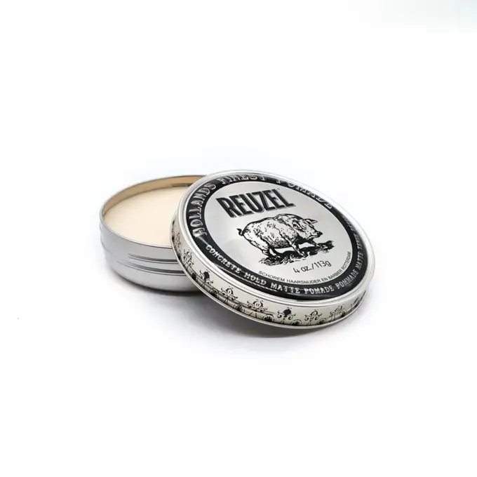 Reuzel Concrete Hold Matte Pomade - Bardzo mocna wodna pomada z matowym wykończeniem 340g