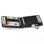 James Hawk Smart Wallet Black - Portfel w kolorze czarnym z gumką na banknoty