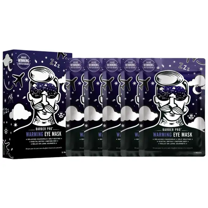 Barber Pro Warming Eye Mask - rozgrzewająca maska na oczy (5 sztuk)