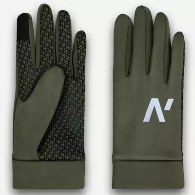 Napo Gloves - TECH - Męskie rękawiczki sportowe w kolorze oliwkowym roz. S/M
