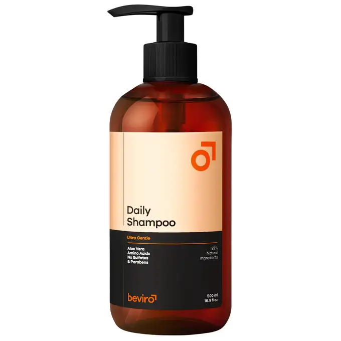 Beviro Daily shampoo - Naturalny szampon do włosów z aloesem 500ml