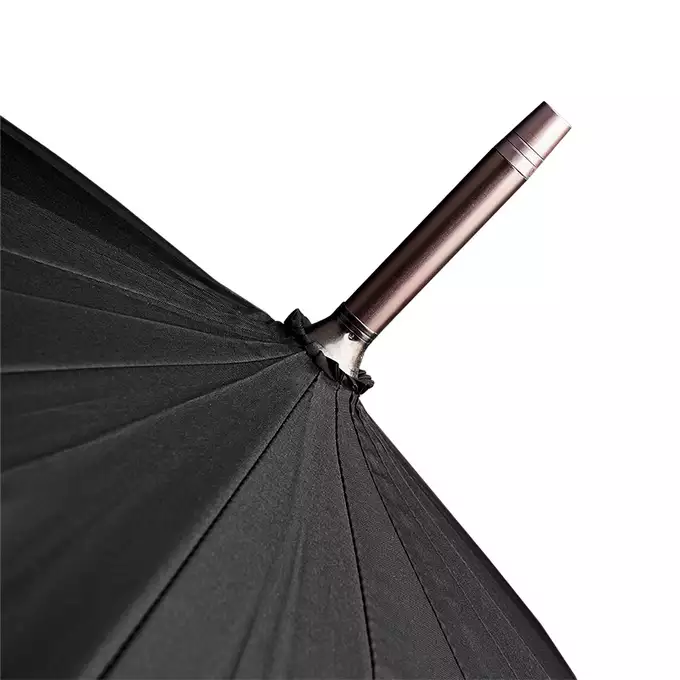 Betlewski - Duży czarny parasol półautomatyczny śr. 115cm