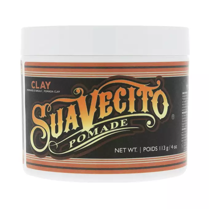 Suavecito Clay Pomade - Mocna glinka do włosów - matowy efekt 113g