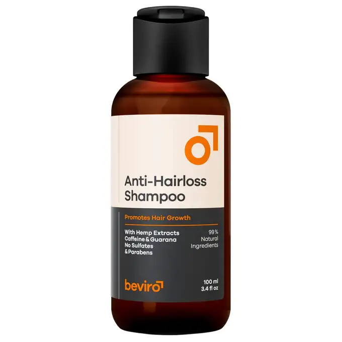 Beviro Anti-hairloss shampoo - Wzmacniający szampon do włosów z kofeiną i guaraną 100ml