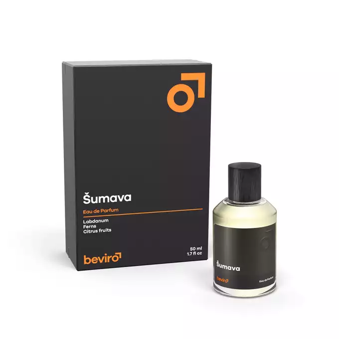 Beviro Eau de Parfum Sumava - Perfum o męskim zapachu szpilek sosnowych z ciężkimi nutami drzewa i dymu 50ml