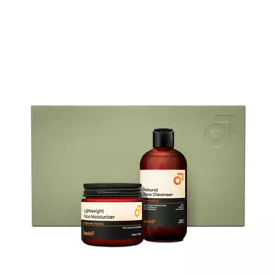 Beviro - Essential skin care kit - Zestaw do pielęgnacji twarzy (żel do mycia i krem nawilżający)