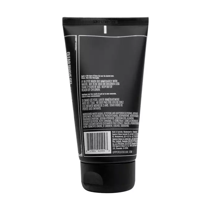 Uppercut Deluxe Clear shave gel - Przezroczysty żel do golenia 120ml