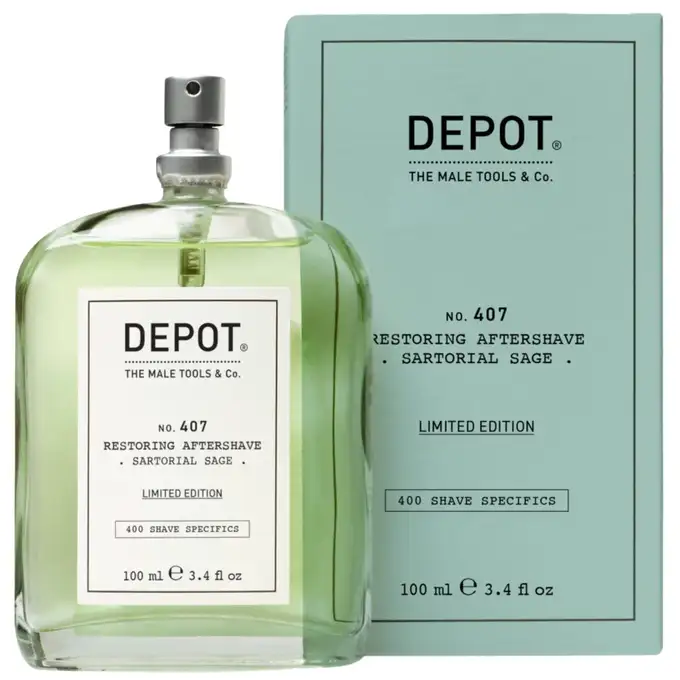 Depot 407 Nawilżający aftershave - edycja limitowana, sartorial sage 100ml