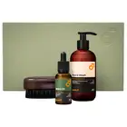 Beviro - Bergamia Wood Beard Care Kit - Zestaw do pielęgnacji brody (olejek, szampon oraz szczotka)