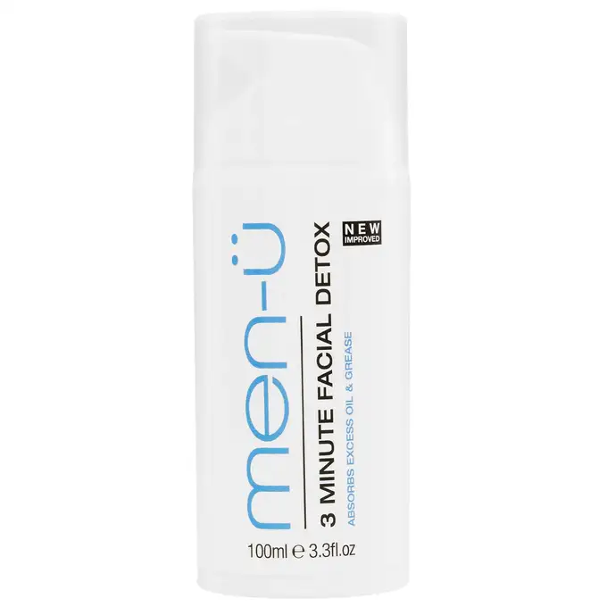 men-u 3 minute facial detox - Męska maska matująco-oczyszczająca 100ml